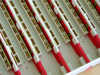 Schaltschieber von unten